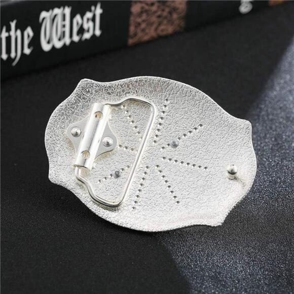 Vintage Fashion Western Belt Buckle A to Z Initial Letter Cowboy Belt Buckles - Picture 5 of 7